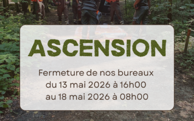 Ascension – Fermeture de nos bureaux